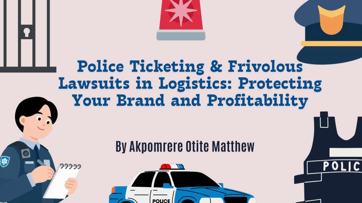 Police Ticketing & Frivolous Lawsuits in Logistics: Protecting Your Brand and Profitability